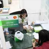 Nộp thuế tại điểm thu Ngân hàng Vietcombank. (Ảnh: Vũ Sinh/TTXVN)