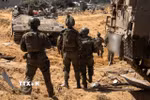 Binh sỹ Israel được triển khai tại Dải Gaza. (Ảnh: THX/TTXVN)