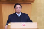 Thủ tướng Phạm Minh Chính chủ trì Phiên họp Chính phủ thường kỳ tháng 1/2025. (Ảnh: Dương Giang/TTXVN)