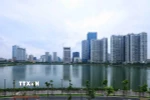 Từ năm 2026 trở đi, nguồn cung căn hộ tại Hà Nội sẽ dồi dào hơn. (Ảnh: Tuấn Anh/TTXVN)