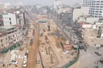 Người dân kỳ vọng vào một tuyến đường giao thông hiện đại, thuận tiện hơn. (Ảnh: Nguyễn Thắng/TTXVN)
