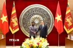 Chủ tịch Quốc hội Trần Thanh Mẫn hội kiến Tổng thống Sri Lanka Anura Kumara Dissanayaka. (Ảnh: Doãn Tấn/TTXVN)