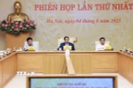 Thủ tướng Phạm Minh Chính chủ trì phiên họp lần thứ nhất của Ban Chỉ đạo quốc gia về phát triển kinh tế tư nhân. (Ảnh: Dương Giang/TTXVN)