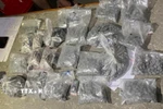 Tang vật một vụ ma túy. (Ảnh: TTXVN phát)