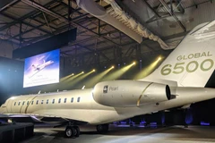 Bombardier Global 6500. (Nguồn: AP)