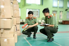 Bắc Ninh: Bắt ba đối tượng sản xuất, buôn bán sách giáo khoa giả. (Nguồn: Báo Bắc Ninh)