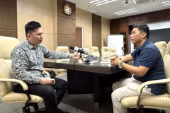 Nhà phân tích đối ngoại, an ninh và chiến lược thuộc Trường Đại học Malaya (Malaysia) Collins Chong Yew Keat trả lời phỏng vấn TTXVN tại Kuala Lumpur. (Ảnh: Thanh Bình/TTXVN)