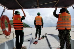 Cán bộ, chiến sỹ Đồn Biên phòng Tam Quan Nam.