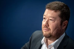 Ông Tomio Okamura, lãnh đạo đảng cực hữu Tự do và Dân chủ trực tiếp (SPD) trở thành Chủ tịch Hạ viện. (Nguồn: GettyImages)