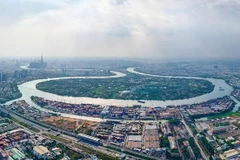 Quang cảnh khu đất Bình Quới - Thanh Đa nhìn từ trên cao.