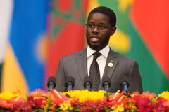 Tổng thống Senegal Bassirou Diomaye Faye .