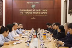 Cục Quản lý và Phát triển thị trường trong nước (Bộ Công thương) đã có buổi làm việc song phương với Cơ quan Sáng chế Nhật Bản (JPO). (Nguồn: Nhân dân)