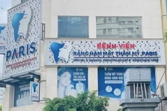 Bệnh viện Thẩm mỹ Paris . (Ảnh: Sở Y tế TP Hồ Chí Minh)