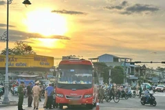 Hiện trường vụ tai nạn. (Nguồn: Báo Lao động)