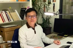 Phó giáo sư Nguyễn Tuấn Cường được ghi nhận là một trong những chuyên gia tiêu biểu về thư tịch Hán Nôm, văn bản học và văn hóa tri thức Việt Nam. (Ảnh: Thanh Hương/TTXVN)