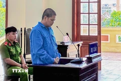 Bị cáo Nguyễn Văn Đắng tại phiên tòa sơ thẩm.( Ảnh: TTXVN phát)