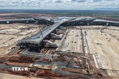 Nhà ga hành khách sân bay Long Thành. (Ảnh: Công Phong/TTXVN)