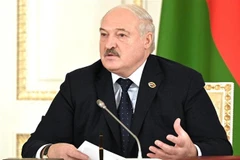 Tổng thống Belarus Alexander Lukashenko tại cuộc họp ở Saint Petersburg, Nga ngày 29/1/2024. (Ảnh: AFP/TTXVN)