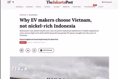 Bài phân tích của Jakarta Post đăng ngày 15/7. (Ảnh chụp giao diện: Lê Minh Hưởng/TTXVN)