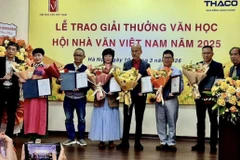 Các tác giả nhận Giải thưởng văn học 2025 của Hội Nhà văn Việt Nam