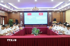 Quang cảnh Hội đàm. (Ảnh: Quang Duy/TTXVN)