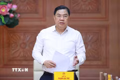 Phó Thủ tướng Thường trực Phạm Gia Túc. (Ảnh: Dương Giang/TTXVN)