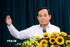 Đồng chí Trần Lưu Quang, Ủy viên Bộ Chính trị, Bí thư Thành ủy Thành phố Hồ Chí Minh. (Ảnh: Hữu Duyên/TTXVN)