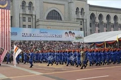 Diễu hành mừng 68 năm Quốc khánh của Malaysia. (Nguồn: TTXVN)