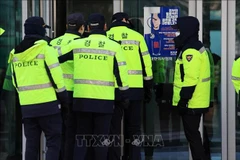 Cảnh sát Hàn Quốc. (Nguồn: TTXVN)