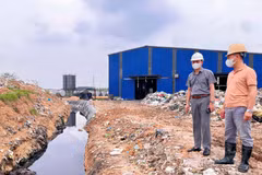 Khu liên hợp xử lý chất thải Sông Công. (Nguồn: Dân Việt)