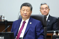 Chủ tịch Trung Quốc Tập Cận Bình tham dự phiên khai mạc APEC 2025. (Ảnh: Khánh Vân /TTXVN)