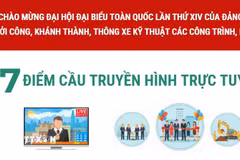 Công trình chào mừng Đại hội Đảng: 67 điểm cầu truyền hình trực tuyến 