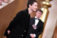 Timothée Chalamet cuối cùng đã thắng giải Quả cầu Vàng đầu tiên trong sự nghiệp. (Nguồn: France24)