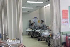 40/41 trường hợp nhân viên, người lao động của Công ty TNHH Zinc Oxide Corporation Việt Nam đã được xuất viện. (Ảnh: Hoàng Nhị/TTXVN)