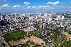Thị trường bất động sản dần hồi phục với nhiều dự án đang được triển khai. (Ảnh : Tuấn Anh/TTXVN)