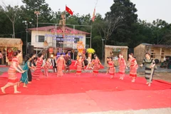 Điệu múa tại Lễ hội Cầu mưa. (Ảnh: K GỬIH/TTXVN)