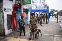 Cảnh sát Sri Lanka. (Ảnh: AFP/TTXVN)
