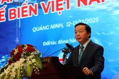 Phó Thủ tướng Chính phủ Trần Hồng Hà phát biểu tại diễn đàn. (Ảnh: Đức Hiếu/TTXVN)