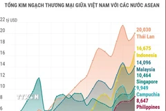Quan hệ thương mại Việt Nam-ASEAN phát triển tích cực