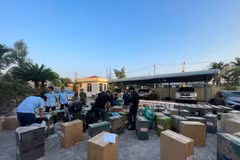 Hàng hóa vi phạm bị lực lượng chức năng phát hiện. (Nguồn: CTTDT Gia Lai)