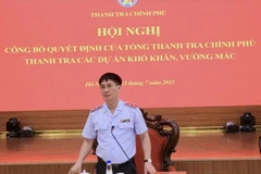 Thanh tra Chính phủ công bố quyết định thanh tra 2 dự án tại Bộ Văn hóa, Thể thao và Du lịch.