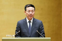 Bộ trưởng Bộ Khoa học và Công nghệ Nguyễn Mạnh Hùng. (Ảnh: Doãn Tấn/TTXVN)