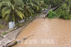TP. Hồ Chí Minh có 43 vị trí sạt lở bờ sông, kênh, rạch nguy hiểm và đặc biệt nguy hiểm. (Ảnh: Lê Thúy Hằng/TTXVN)