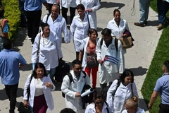Bác sỹ Cuba.(AFP)