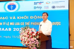 Giáo sư, Tiến sỹ Trần Văn Thuấn – Thứ trưởng Bộ Y tế, Chủ tịch Hội đồng Y khoa Quốc gia phát biểu.