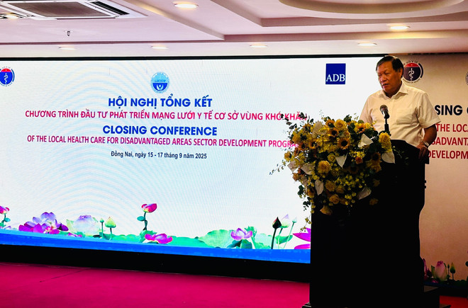 អនុរដ្ឋមន្ត្រីក្រសួងសុខាភិបាល Do Xuan Tuyen ថ្លែងក្នុងសន្និសីទ។ (រូបថត៖ T.G/Vietnam+) tt-tuyen.jpg