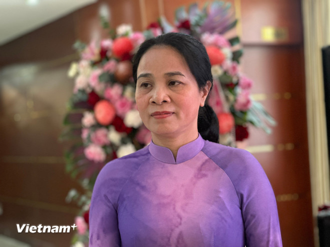 លោកស្រី Do Thi Nguyen ប្រធានមន្ទីរសុខាភិបាលខេត្ត Dong Nai។ (រូបថត៖ T.G/Vietnam+) vnp-ba-nguyen.jpg