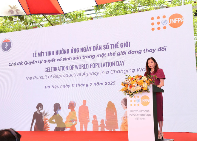 Bà Pauline Fatima Tamesis, Điều phối viên Thường trú Liên Hợp Quốc tại Việt Nam phát biểu. un.jpg