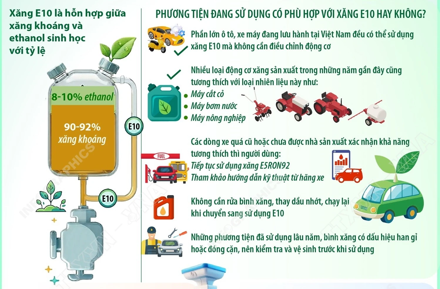 Xăng E10 chính thức triển khai toàn quốc từ ngày 1/6/2026