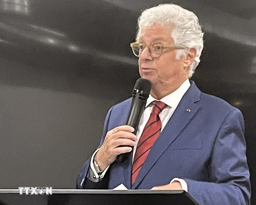Ông Antoine Pouillieute, cựu Đại sứ Pháp tại Việt Nam giai đoạn 2001-2004. (Ảnh: TTXVN phát)